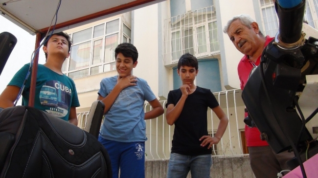 Japonlardan esinlendi, güneş panelli bisiklet icat etti